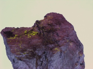 Autunite - Bric Colmè, Cuneo, Piedmon, Italy